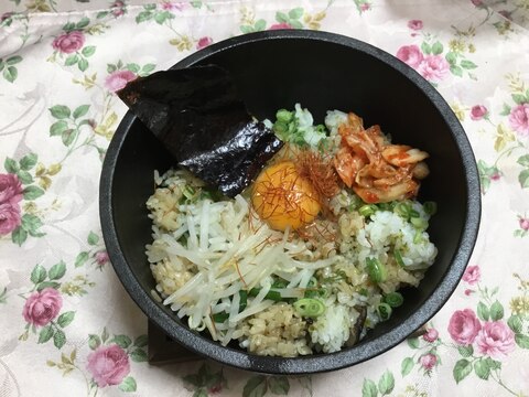 カルディ韓国海苔混ぜご飯丼